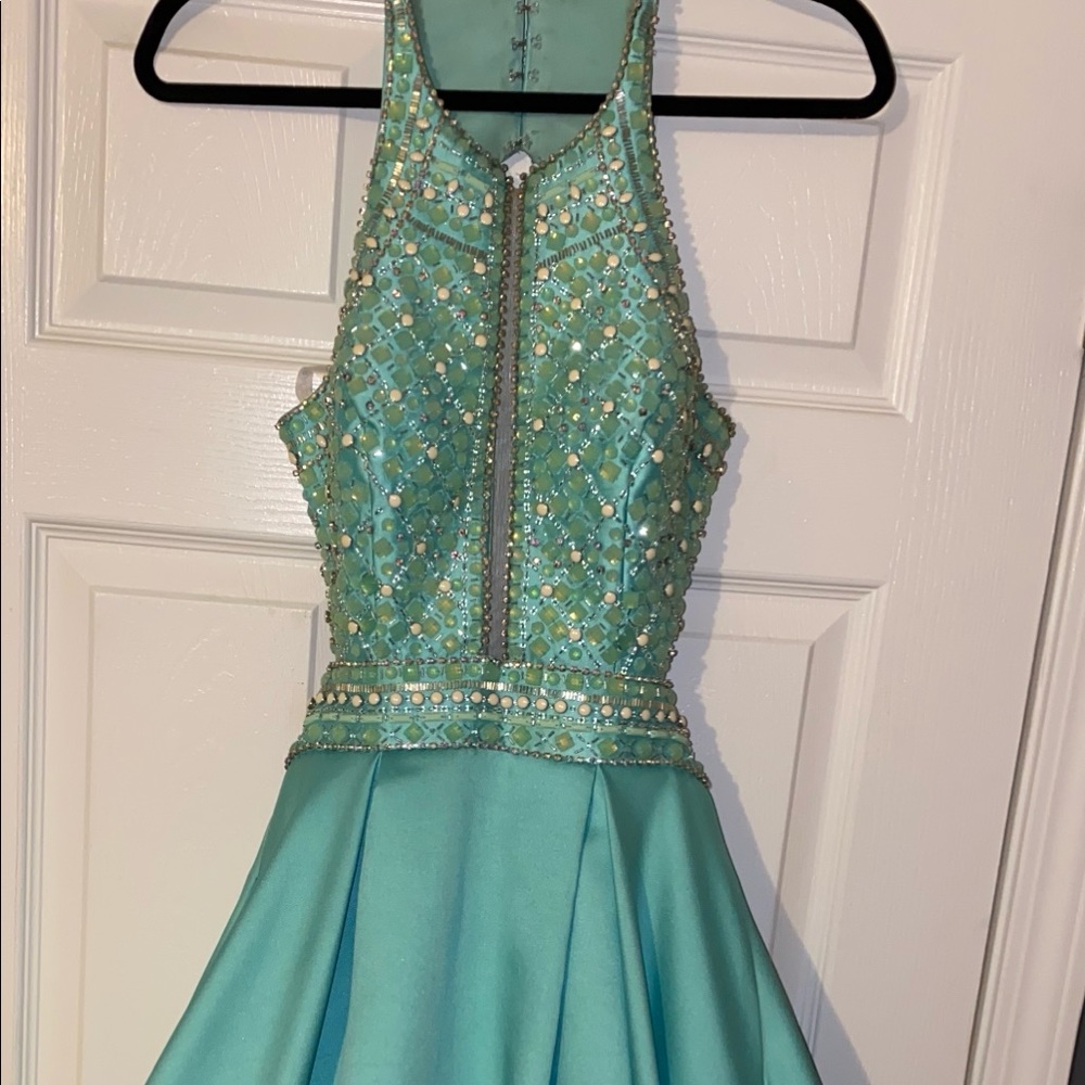 Rachel Allan prom dress with pockets